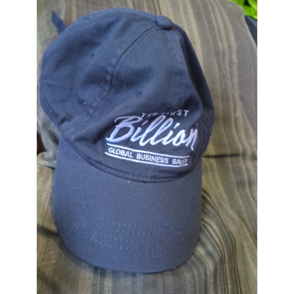 The First Billion Global Business Sales Navy Blue Adult Adjustable Cap Hat B84